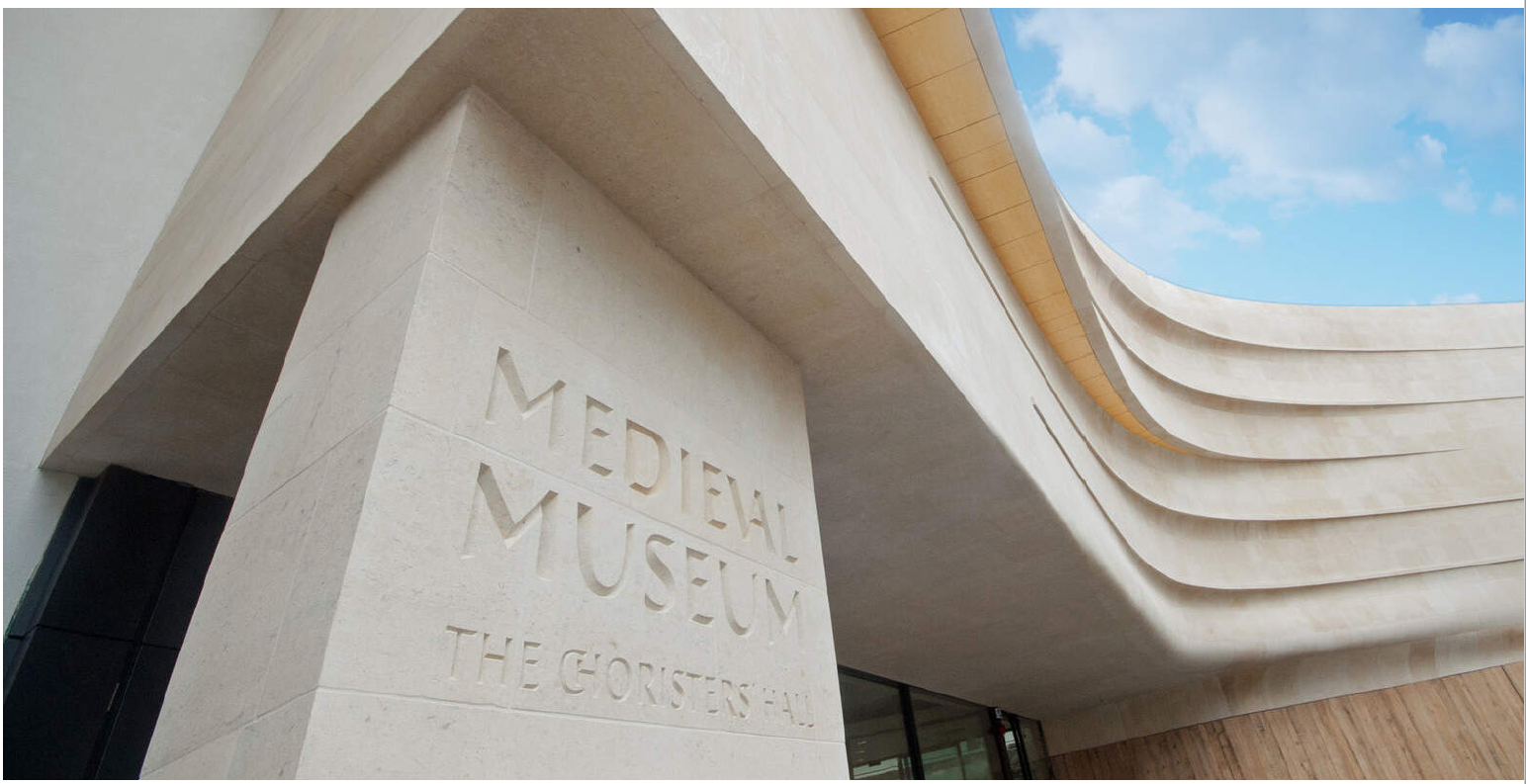 Photo of outside of the entrance to the Medieval Museum